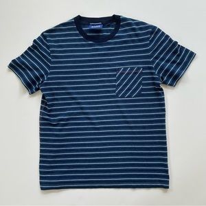NWOT Scotch & soda woven organic striped tshirt